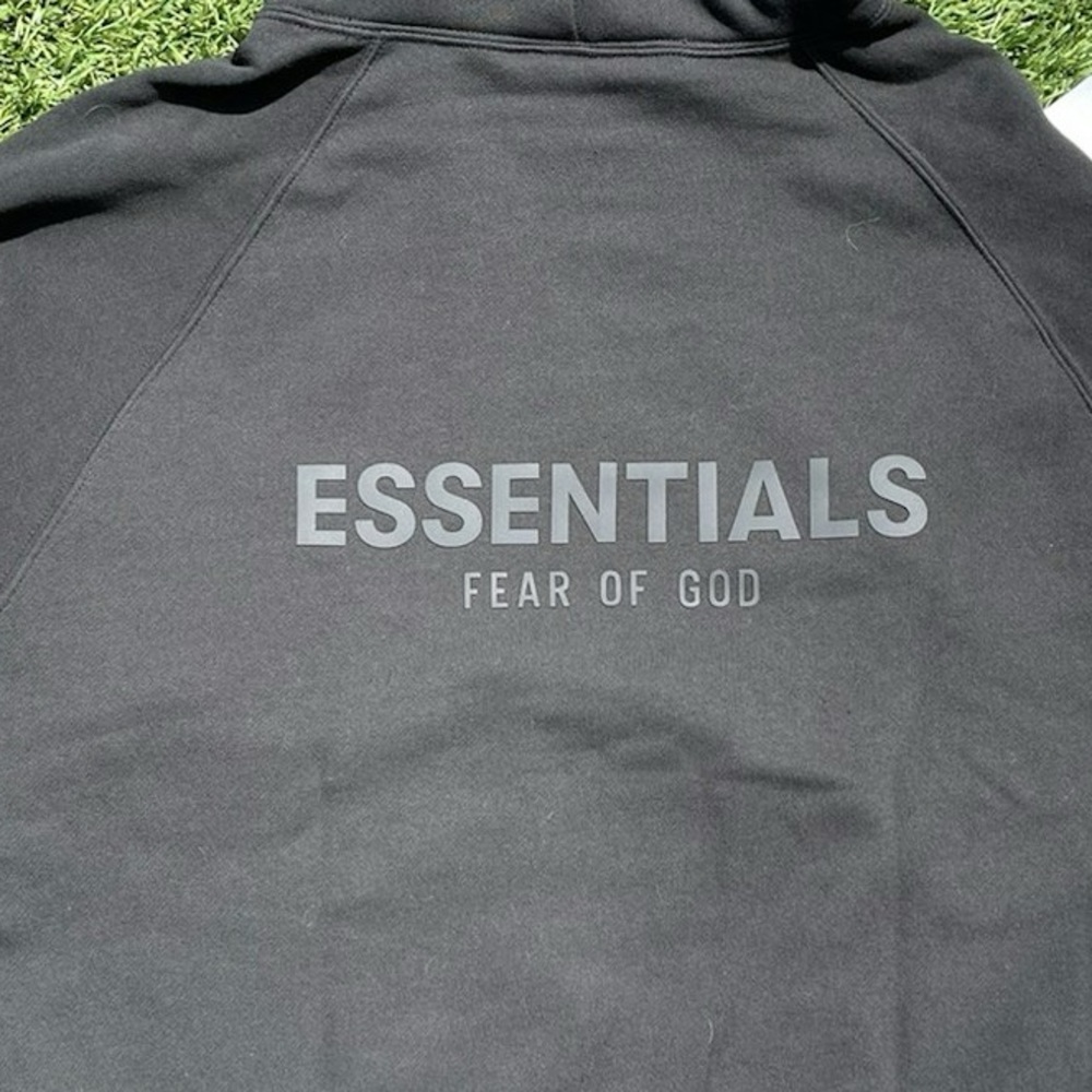 Fear Of God Essentials Hoodie Black Size Small